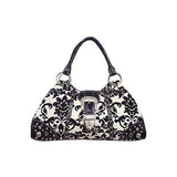 Rhinestones Buckle Large Hobo