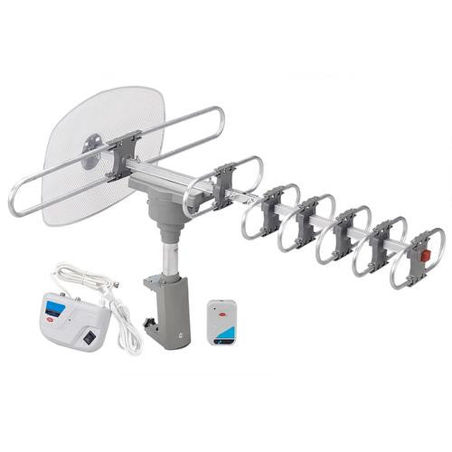 Nutek HD/DTV/UHF/VHF/FM 360&deg; Motorized Rotating Antenna