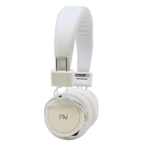 Nutek Hands Free Headphones with Microphone Built-in Rehargeabale Battery