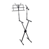 Pyle Keyboard Stand with Music Stand and Microphone Boom