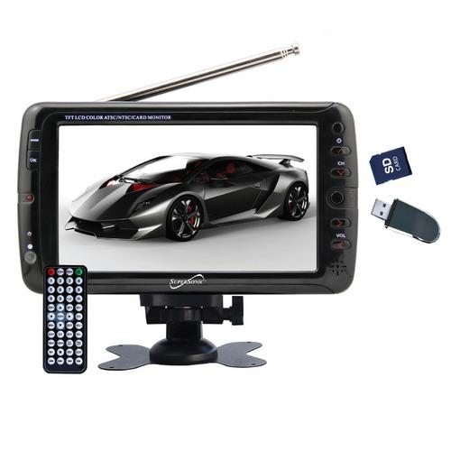 Supersonic 7" Portable LCD TV with ATSC Digital Tuner
