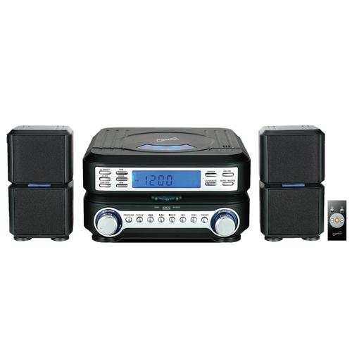 Supersonic Portable Micro System with Bluetooth, CD Player, AUX Input &amp; AM/FM Radio