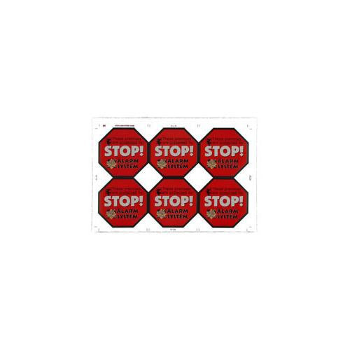Streetwise Security Sticker Sheet (6 stickers per sheet)
