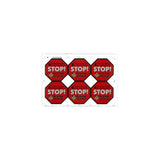 Streetwise Security Sticker Sheet (6 stickers per sheet)