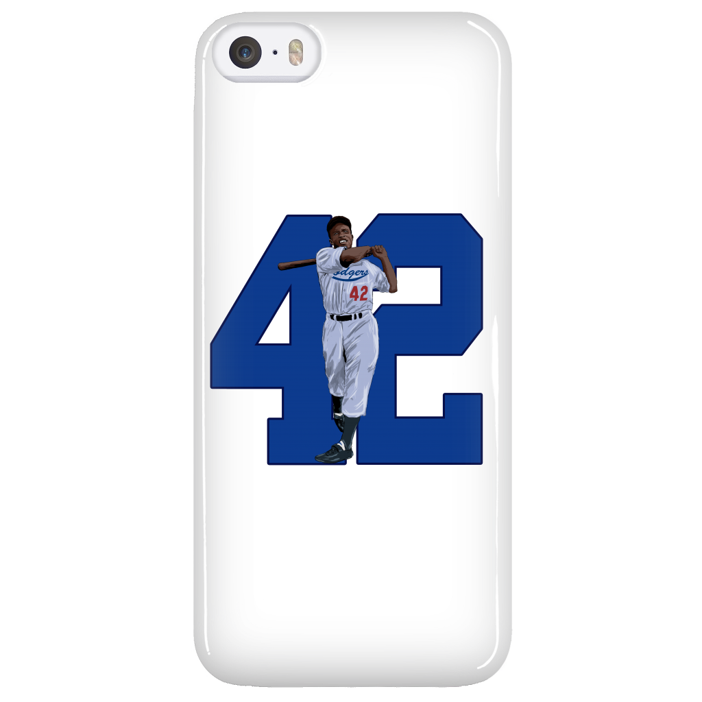 Jackie Robinson "Game Changer" Phone Case - Los Angeles Source
 - 4