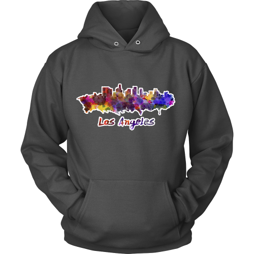 LA Skyline "Water Color" Hoodie - Los Angeles Source
 - 2