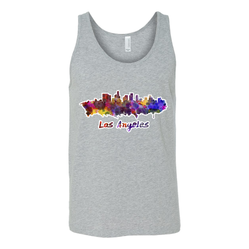 LA Skyline "Water Color" Tank Top - Los Angeles Source
 - 4
