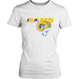 LA Rams Classic Logo Womens Shirt - Los Angeles Source
 - 3