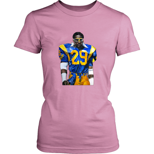 Eric Dickerson "Mr. 4th Quarter" Women's Shirt - Los Angeles Source
 - 4