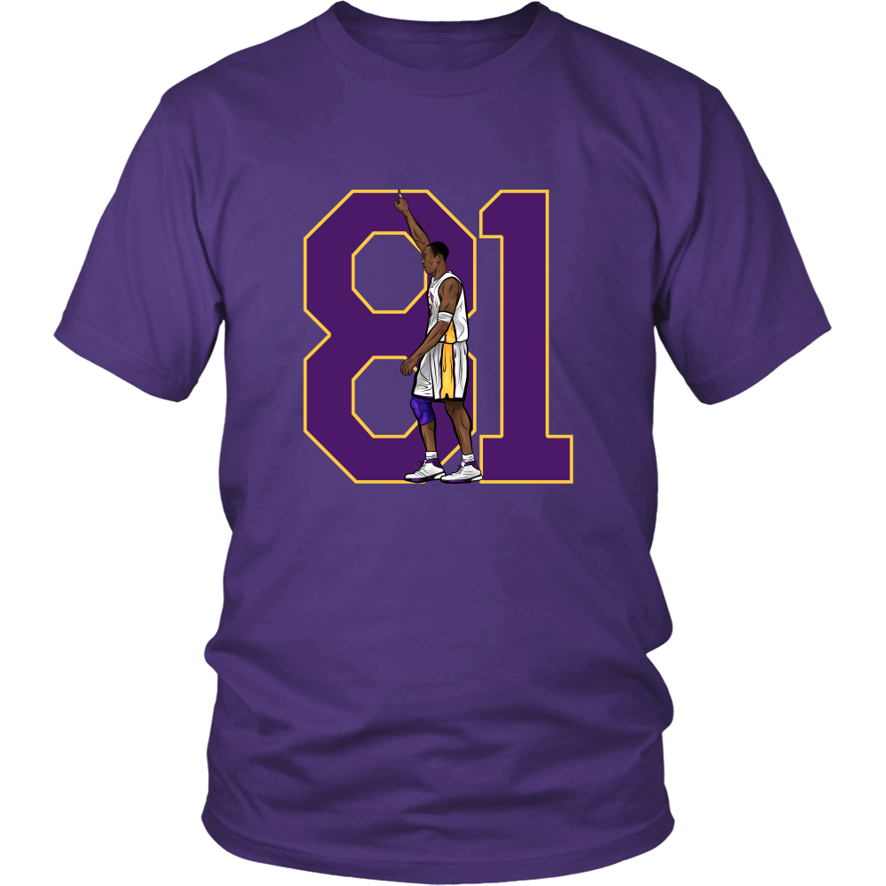 Kobe Bryant "81" Shirt - Los Angeles Source
 - 1