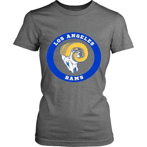 LA Rams Vintage Logo Womens Shirt - Los Angeles Source
 - 5
