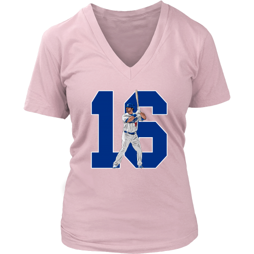 Andre Ethier "Captain Clutch" Women's Vneck - Los Angeles Source
 - 1