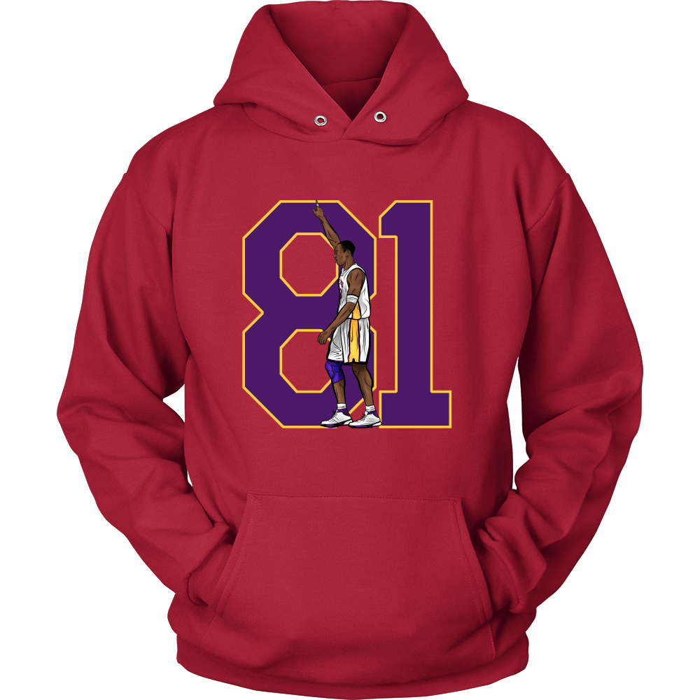 Kobe Bryant "81" Hoodie - Los Angeles Source
 - 7