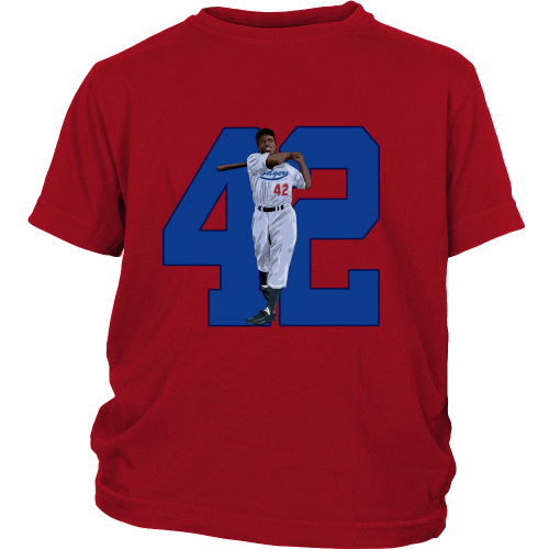 Jackie Robinson "Game Changer" Youth Shirt - Los Angeles Source
 - 3