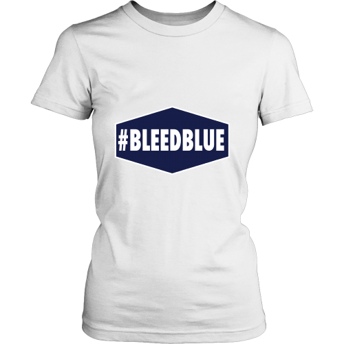 Dodgers "#BLEEDBLUE" Women's Shirt - Los Angeles Source
 - 6