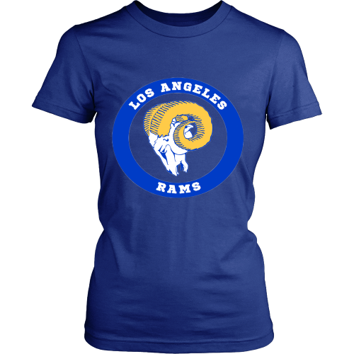 LA Rams Vintage Logo Womens Shirt - Los Angeles Source
 - 2