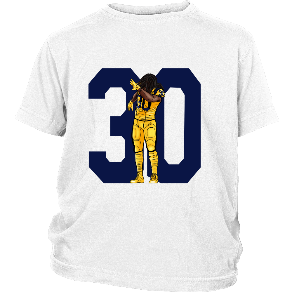 Todd Gurley "Dab On Em'" Youth Shirt - Los Angeles Source
 - 1