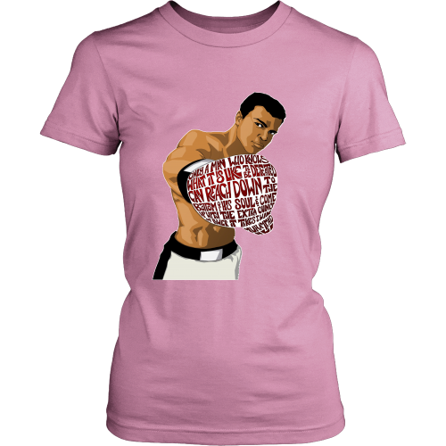 Muhammed Ali "Heart of a Champion" Women's Shirt - Los Angeles Source
 - 3
