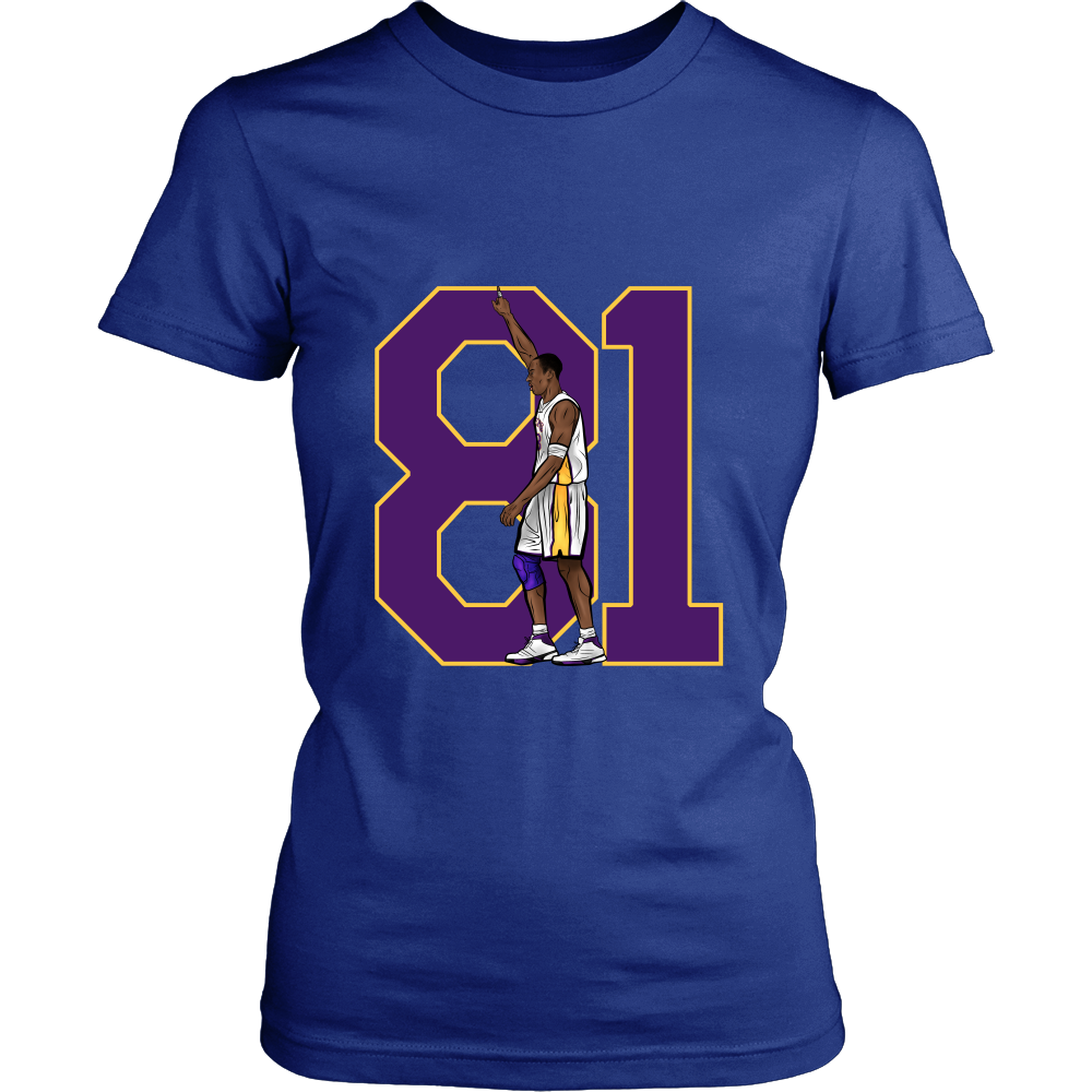 Kobe Bryant "81" Women's Shirt - Los Angeles Source
 - 7