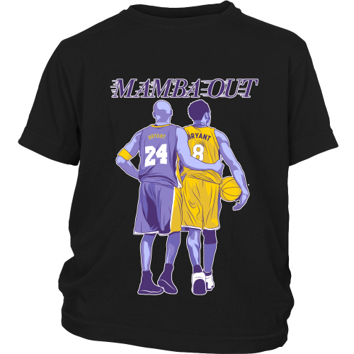 Kobe Bryant "Mamba Out" Youth Shirt - Los Angeles Source
 - 1