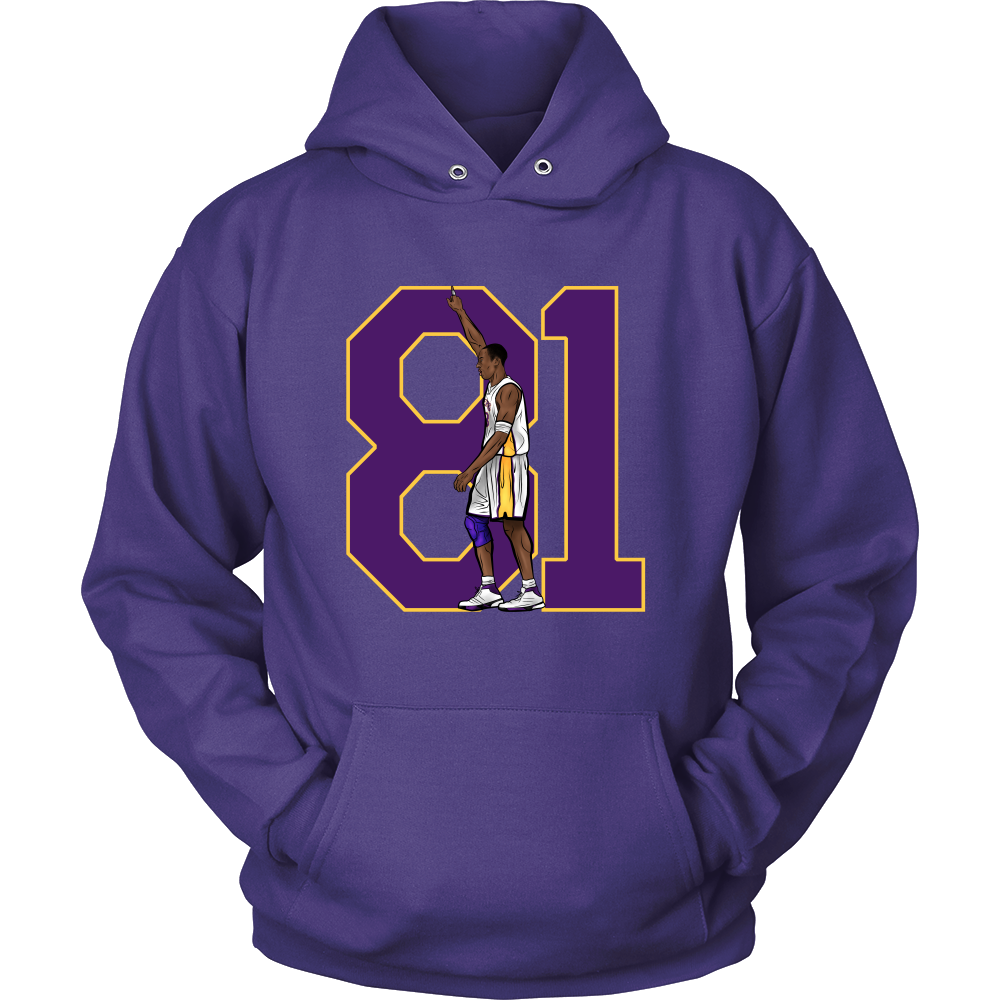 Kobe Bryant "81" Hoodie - Los Angeles Source
 - 1