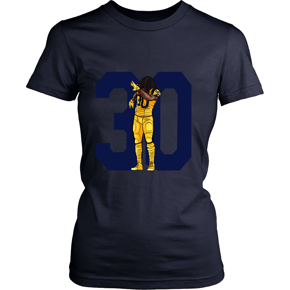 Todd Gurley "Dab On Em'" Women's Shirt - Los Angeles Source
 - 9