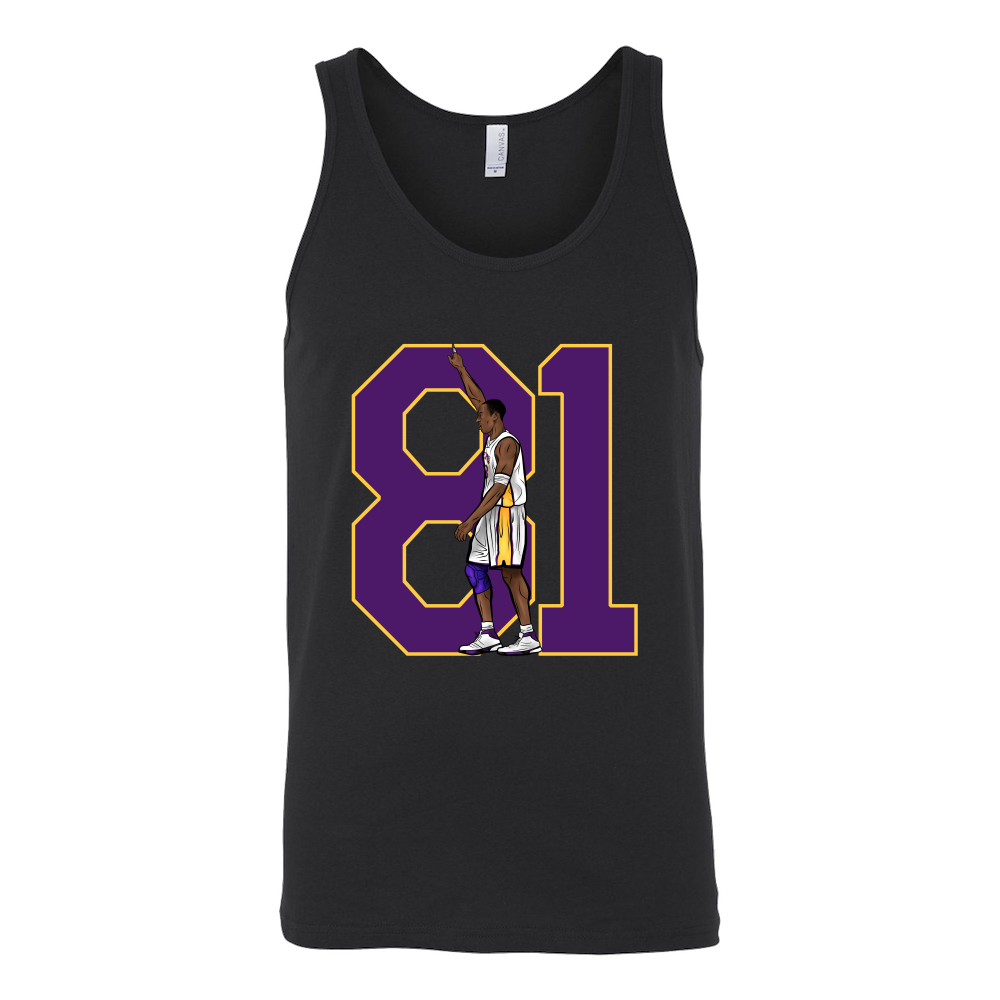 Kobe Bryant "81" Tank Top - Los Angeles Source
 - 1