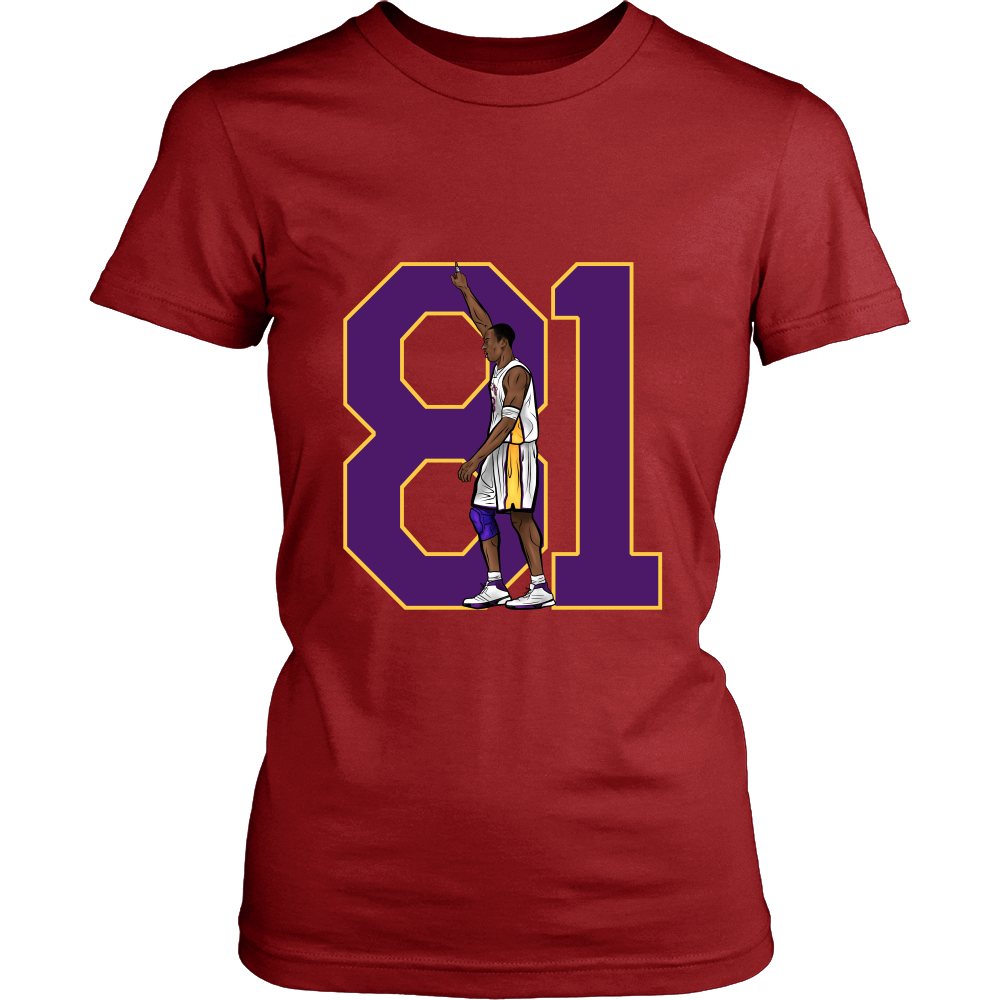 Kobe Bryant "81" Women's Shirt - Los Angeles Source
 - 8