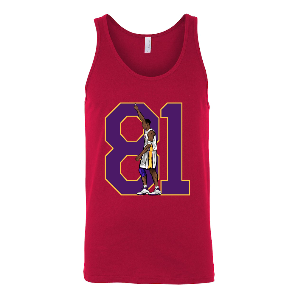 Kobe Bryant "81" Tank Top - Los Angeles Source
 - 3
