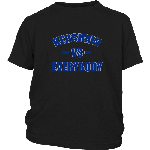 Clayton Kershaw "Kershaw Vs. Everybody" Youth Shirt - Los Angeles Source
 - 4