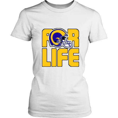 LA Rams "For Life" Women's Shirt - Los Angeles Source
 - 4