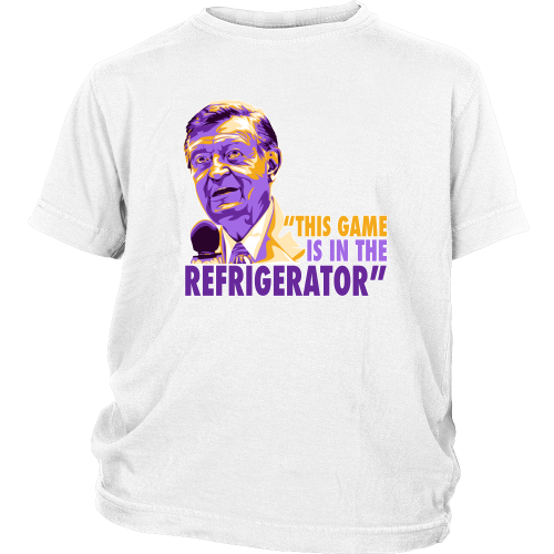 Chick Hearn "In The Refrigerator" Youth Shirt - Los Angeles Source
 - 2