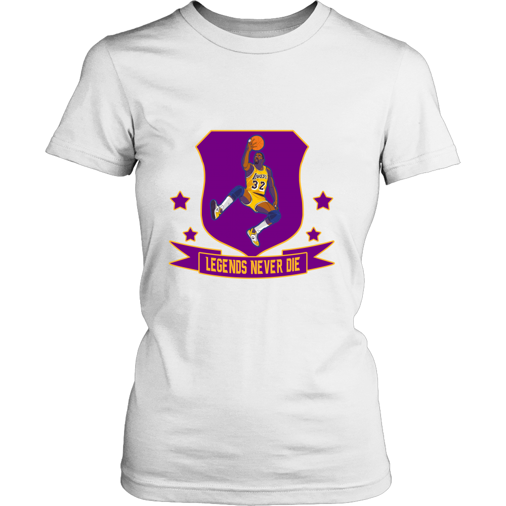 Magic Johnson "Legends Never Die" Women's Shirt - Los Angeles Source
 - 5