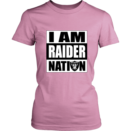 Raiders "I Am Raider Nation" Women's Shirt - Los Angeles Source
 - 2