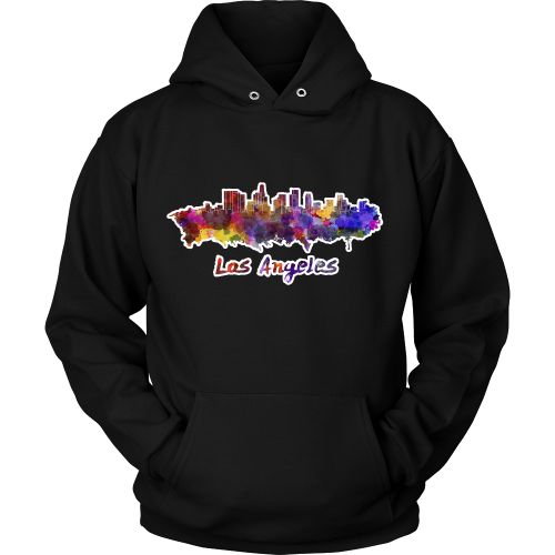 LA Skyline "Water Color" Hoodie - Los Angeles Source
 - 1
