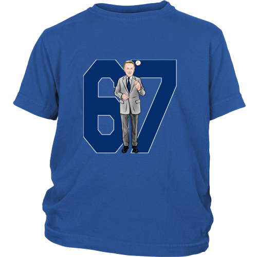 Vin Scully "67 Seasons" Youth Shirt - Los Angeles Source
 - 3