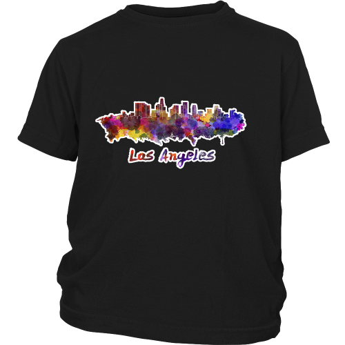 LA Skyline "Water Color" Youth Shirt - Los Angeles Source
 - 5