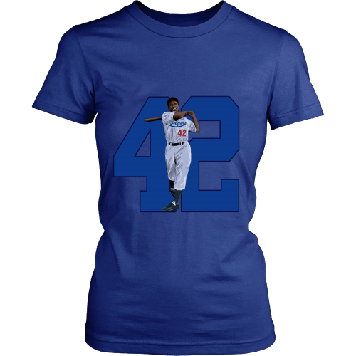 Jackie Robinson "Game Changer" Women's Shirt - Los Angeles Source
 - 3