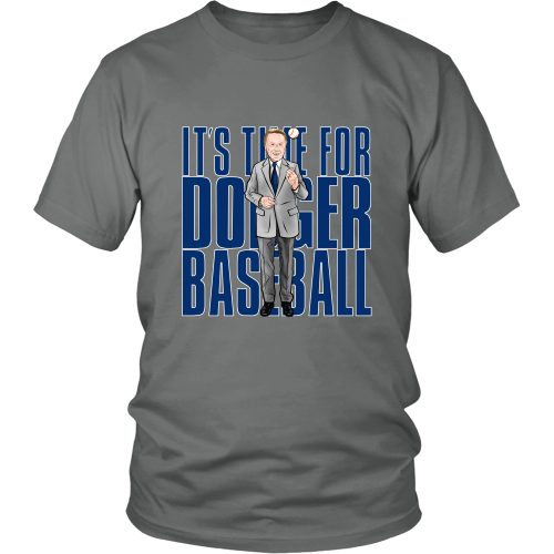 Vin Scully "Its Time For Dodger Baseball" Shirt - Los Angeles Source
 - 2