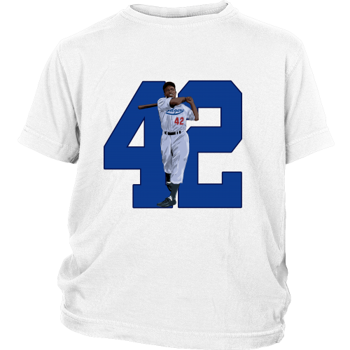 Jackie Robinson "Game Changer" Youth Shirt - Los Angeles Source
 - 1
