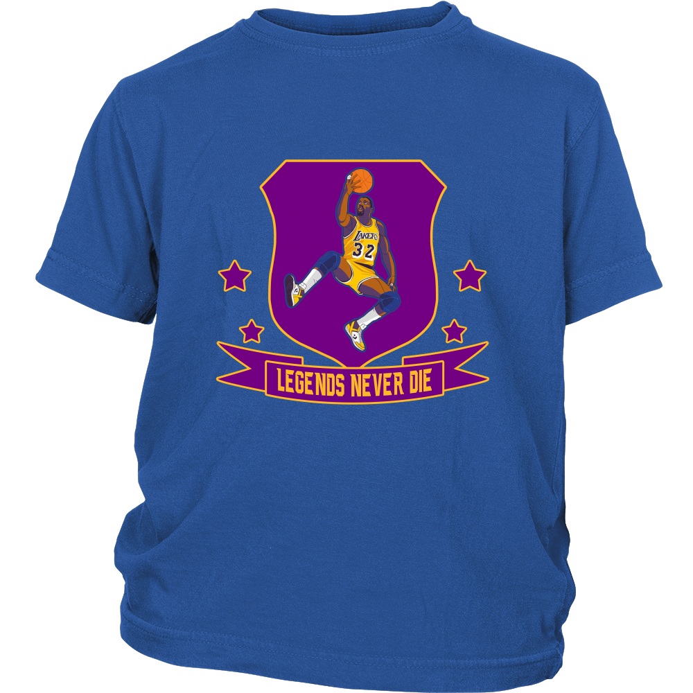 Magic Johnson "Legends Never Die" Youth Shirt - Los Angeles Source
 - 2