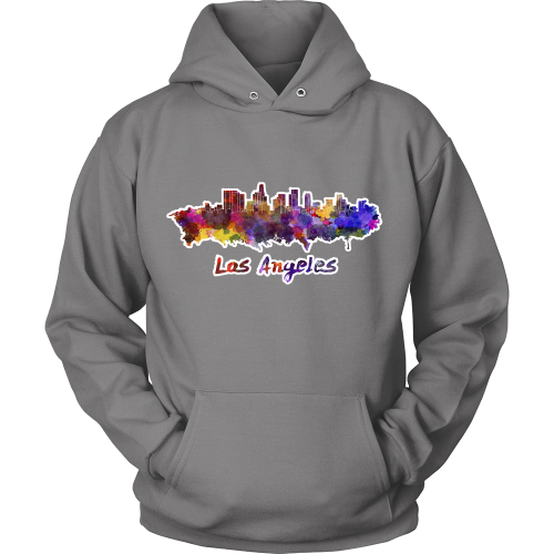 LA Skyline "Water Color" Hoodie - Los Angeles Source
 - 7