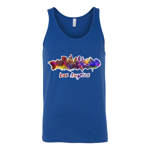 LA Skyline "Water Color" Tank Top - Los Angeles Source
 - 2