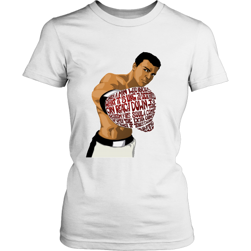 Muhammed Ali "Heart of a Champion" Women's Shirt - Los Angeles Source
 - 5