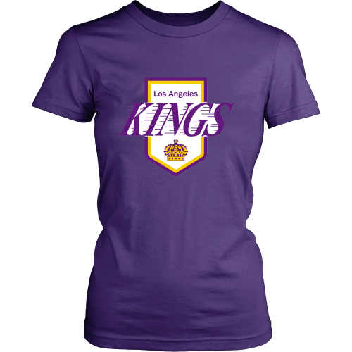 LA Kings "Classic 1972 Logo" Women's Shirt - Los Angeles Source
 - 3
