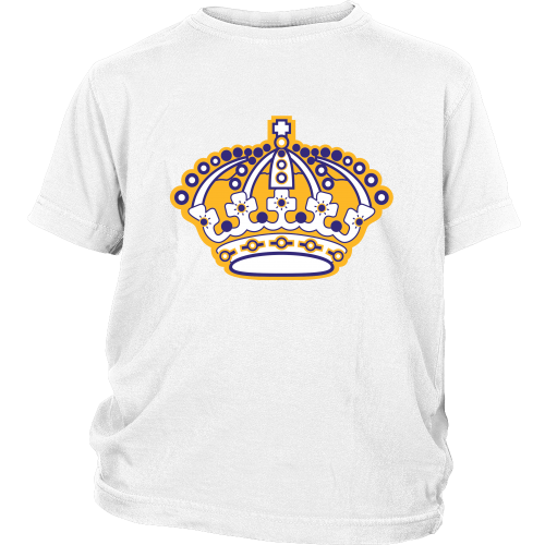 Kings "Vintage Crown" Youth Shirt - Los Angeles Source
 - 1