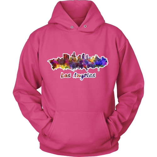 LA Skyline "Water Color" Hoodie - Los Angeles Source
 - 3