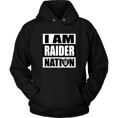Raiders "I Am Raider Nation" Hoodie - Los Angeles Source
 - 1