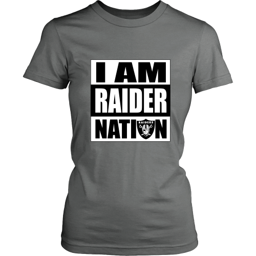 Raiders "I Am Raider Nation" Women's Shirt - Los Angeles Source
 - 4