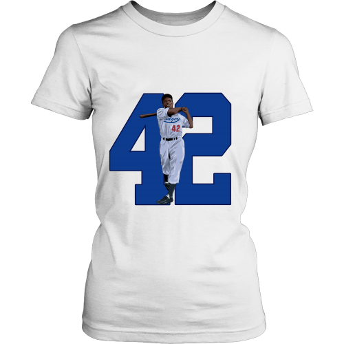 Jackie Robinson "Game Changer" Women's Shirt - Los Angeles Source
 - 4